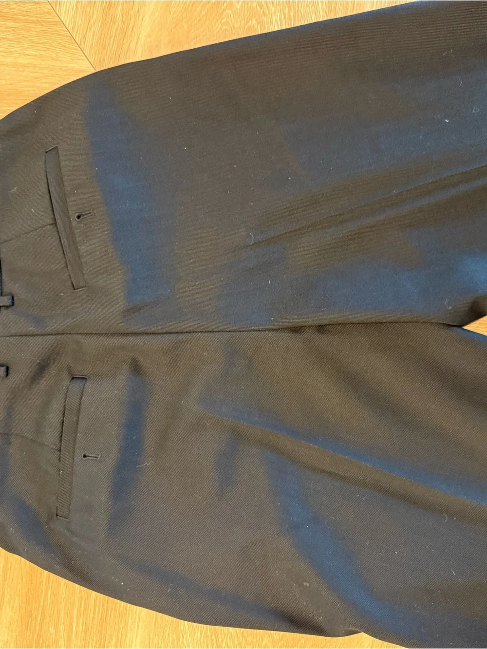 Banana Republic Straight Pleated Twill Dress Pants